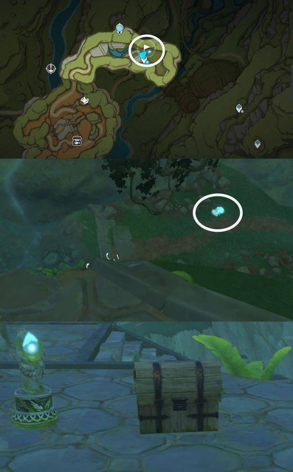 降诸魔山地下锚点仙灵位置