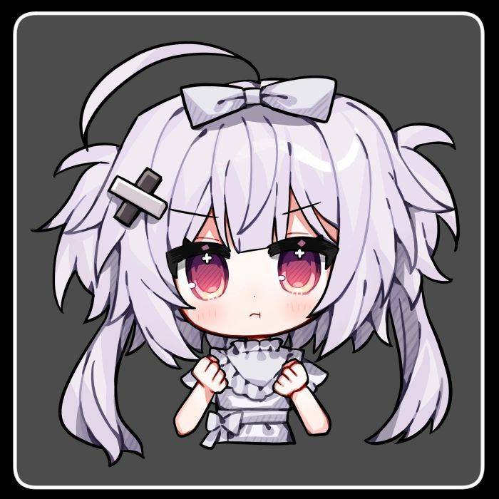 可爱二次元言叶少女形象