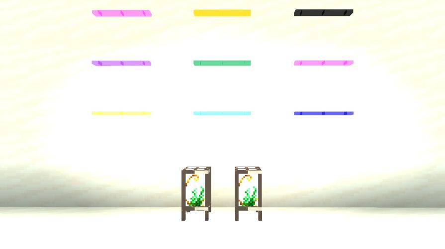 我的世界和风组件像素鱼缸展示