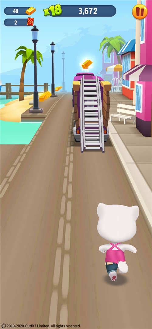 汤姆猫跑酷游戏画面