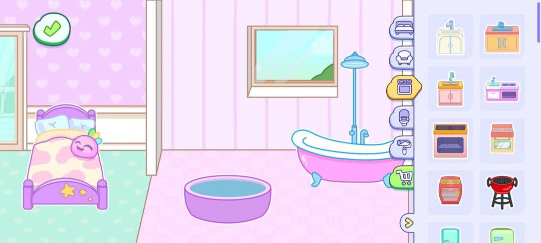 汤姆猫小镇不同场景专属设计示例