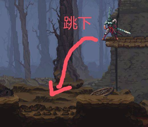 神之亵渎游戏跳跃位置指示场景