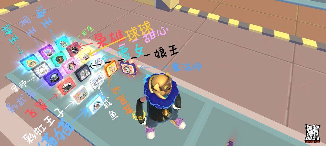 身份卡技能展示界面