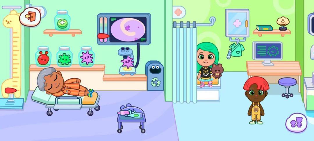 汤姆猫小镇医院治疗区场景