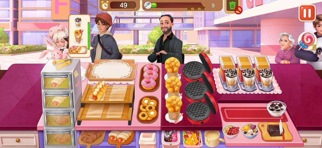 《楼下的早餐店》7 - 45关通关烤制、制作与售卖攻略